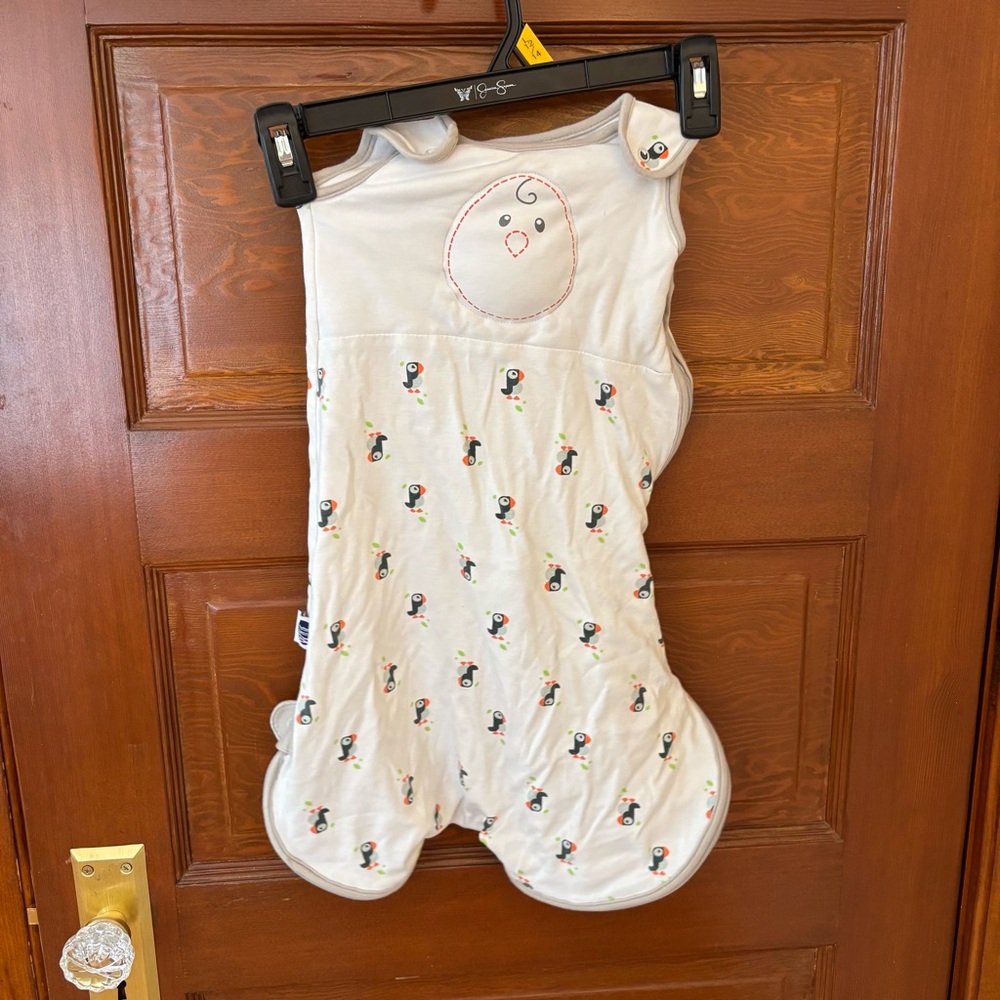 Nested Bean Baby Sleep Sack with Penguin Print